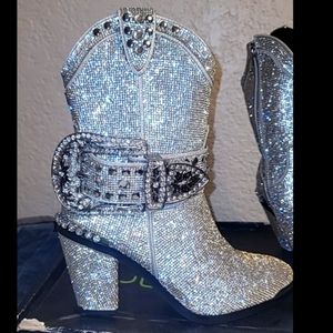 Rhinestone boots